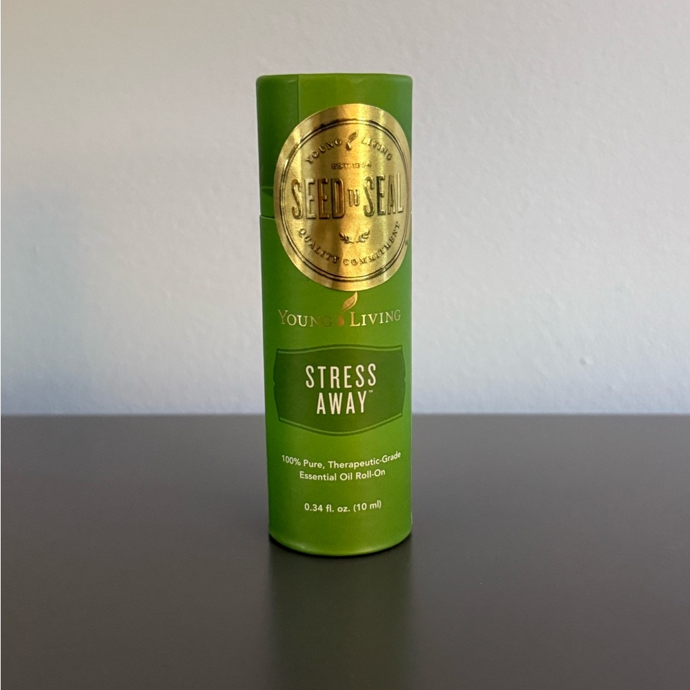 Young Living Stress Away Roll-On in Green and Gold